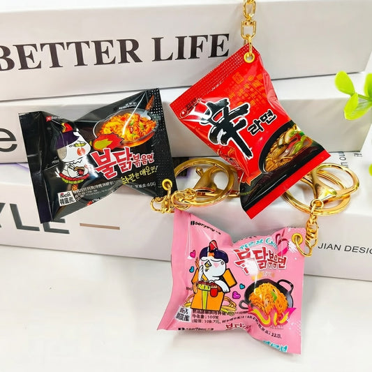 Buldak Carbonara Ramen Keychain