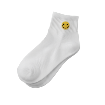 Chaussettes de sport Smiley [Blanc]