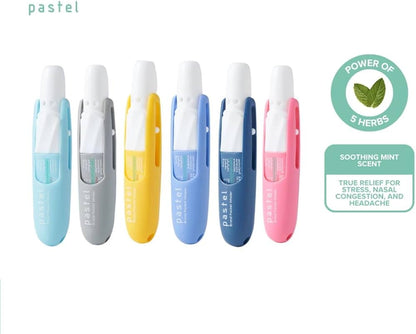 Pastel Herbal Nasal Inhaler Stick
