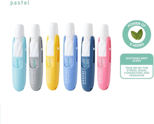 Pastel Herbal Nasal Inhaler Stick