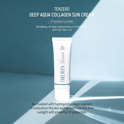 Tenzero Deep Aqua Collagen Sun Cream 2X SPF 50+ PA++++ [50g]