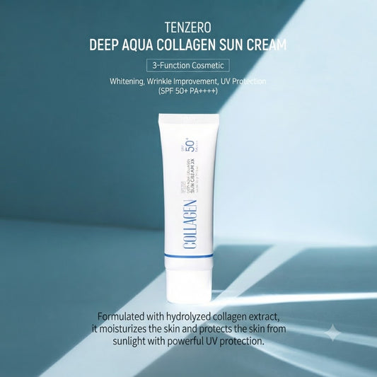 Tenzero Deep Aqua Collagen Sun Cream 2X SPF 50+ PA++++ [50g]