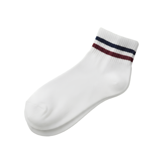 Sneaker-Socken mit College-Streifen