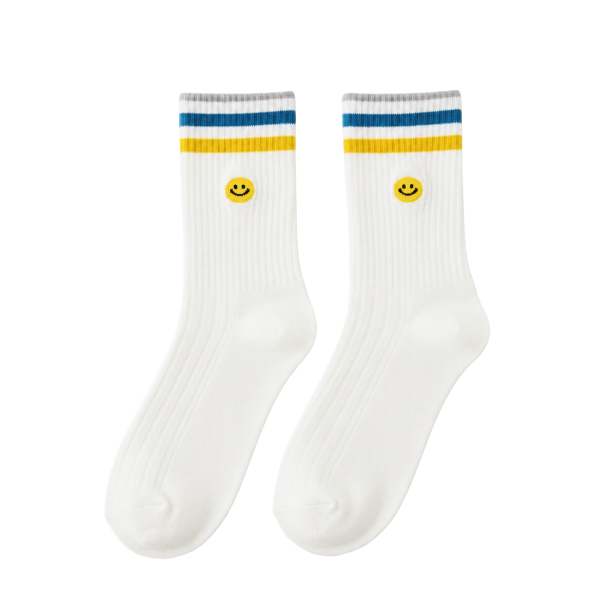 Smile  Crew Socks