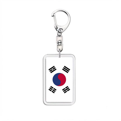 South Korea Flag Keychain