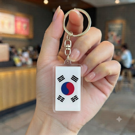 Südkorea Flaggen-Schlüsselanhänger