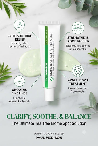 Paul Medison Biome Tea Tree Spot Ampoule [30ml]