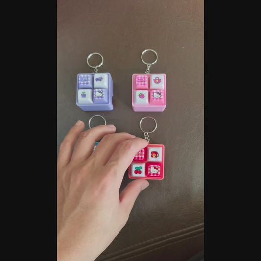 Hello Kitty Keyboard Fidget Keychain